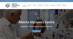 Desktop Screenshot of glycomicscentre.ca