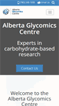 Mobile Screenshot of glycomicscentre.ca